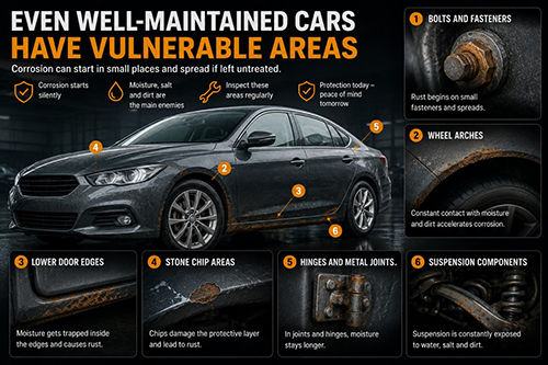 Why Rust Appears Even on Well-Maintained Cars